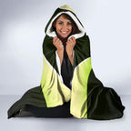 Personalised Sydney Thunder Cricket Mascot Skyline Hooded Blanket Retro Comic Style Fan Art Graphic