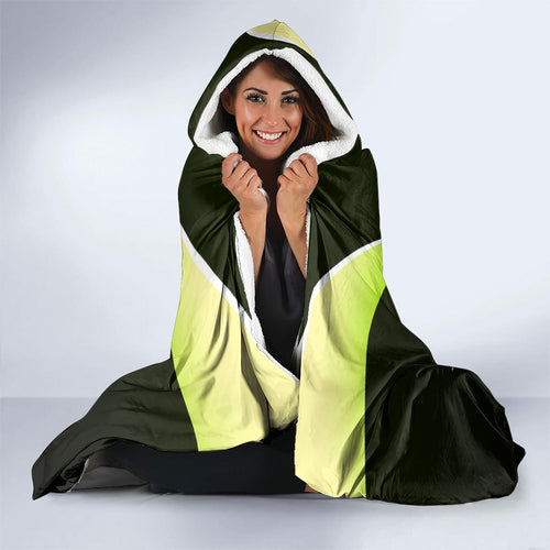 Personalised Sydney Thunder Cricket Mascot Skyline Hooded Blanket Retro Comic Style Fan Art Graphic