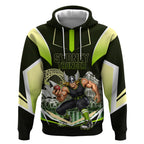 Personalised Sydney Thunder Cricket Mascot Skyline Hoodie Retro Comic Style Fan Art Graphic
