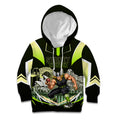 Personalised Sydney Thunder Cricket Mascot Skyline Kid Hoodie Retro Comic Style Fan Art Graphic