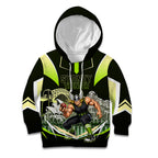 Personalised Sydney Thunder Cricket Mascot Skyline Kid Hoodie Retro Comic Style Fan Art Graphic