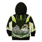 Personalised Sydney Thunder Cricket Mascot Skyline Kid Hoodie Retro Comic Style Fan Art Graphic