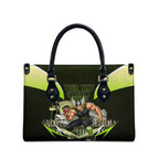 Personalised Sydney Thunder Cricket Mascot Skyline Leather Bag Retro Comic Style Fan Art Graphic
