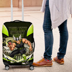Personalised Sydney Thunder Cricket Mascot Skyline Luggage Cover Retro Comic Style Fan Art Graphic