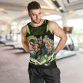 Personalised Sydney Thunder Cricket Mascot Skyline Men Tank Top Retro Comic Style Fan Art Graphic