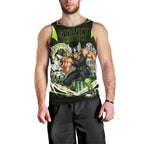 Personalised Sydney Thunder Cricket Mascot Skyline Men Tank Top Retro Comic Style Fan Art Graphic