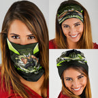 Personalised Sydney Thunder Cricket Mascot Skyline Neck Gaiter Retro Comic Style Fan Art Graphic