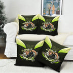 Personalised Sydney Thunder Cricket Mascot Skyline Pillow Cover Retro Comic Style Fan Art Graphic