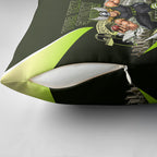 Personalised Sydney Thunder Cricket Mascot Skyline Pillow Cover Retro Comic Style Fan Art Graphic