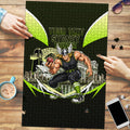 Personalised Sydney Thunder Cricket Mascot Skyline Puzzle Retro Comic Style Fan Art Graphic