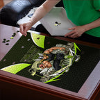 Personalised Sydney Thunder Cricket Mascot Skyline Puzzle Retro Comic Style Fan Art Graphic