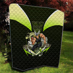 Personalised Sydney Thunder Cricket Mascot Skyline Quilt Retro Comic Style Fan Art Graphic