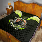 Personalised Sydney Thunder Cricket Mascot Skyline Quilt Retro Comic Style Fan Art Graphic