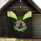 Personalised Sydney Thunder Cricket Mascot Skyline Quilt Retro Comic Style Fan Art Graphic