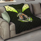 Personalised Sydney Thunder Cricket Mascot Skyline Quilt Retro Comic Style Fan Art Graphic