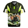 Personalised Sydney Thunder Cricket Mascot Skyline Rugby Jersey Retro Comic Style Fan Art Graphic