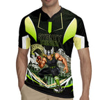 Personalised Sydney Thunder Cricket Mascot Skyline Rugby Jersey Retro Comic Style Fan Art Graphic