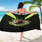 Personalised Sydney Thunder Cricket Mascot Skyline Sarong Retro Comic Style Fan Art Graphic