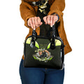 Personalised Sydney Thunder Cricket Mascot Skyline Shoulder Handbag Retro Comic Style Fan Art Graphic