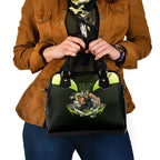 Personalised Sydney Thunder Cricket Mascot Skyline Shoulder Handbag Retro Comic Style Fan Art Graphic