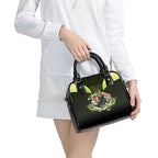 Personalised Sydney Thunder Cricket Mascot Skyline Shoulder Handbag Retro Comic Style Fan Art Graphic