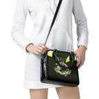 Personalised Sydney Thunder Cricket Mascot Skyline Shoulder Handbag Retro Comic Style Fan Art Graphic