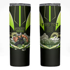 Personalised Sydney Thunder Cricket Mascot Skyline Skinny Tumbler Retro Comic Style Fan Art Graphic