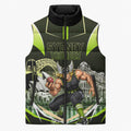Personalised Sydney Thunder Cricket Mascot Skyline Sleeveless Puffer Jacket Retro Comic Style Fan Art Graphic