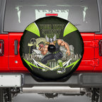 Personalised Sydney Thunder Cricket Mascot Skyline Spare Tire Cover Retro Comic Style Fan Art Graphic
