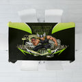 Personalised Sydney Thunder Cricket Mascot Skyline Tablecloth Retro Comic Style Fan Art Graphic
