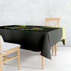 Personalised Sydney Thunder Cricket Mascot Skyline Tablecloth Retro Comic Style Fan Art Graphic