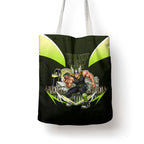 Personalised Sydney Thunder Cricket Mascot Skyline Tote Bag Retro Comic Style Fan Art Graphic