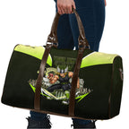 Personalised Sydney Thunder Cricket Mascot Skyline Travel Bag Retro Comic Style Fan Art Graphic