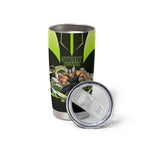 Personalised Sydney Thunder Cricket Mascot Skyline Tumbler Cup Retro Comic Style Fan Art Graphic