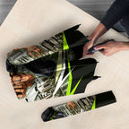 Personalised Sydney Thunder Cricket Mascot Skyline Umbrella Retro Comic Style Fan Art Graphic