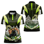 Personalised Sydney Thunder Cricket Mascot Skyline Women Polo Shirt Retro Comic Style Fan Art Graphic