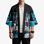 Personalised Sydney Sharks Rugby Kimono Muscular Mascot Harbour Bridge Skyline Graphic