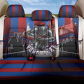 Personalised Newcastle Knights Rugby Back Car Seat Cover Armored Knight Mascot City Landmark Graphic