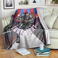 Personalised Newcastle Knights Rugby Blanket Armored Knight Mascot City Landmark Graphic