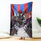Personalised Newcastle Knights Rugby Blanket Armored Knight Mascot City Landmark Graphic