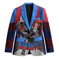 Personalised Newcastle Knights Rugby Blazer Armored Knight Mascot City Landmark Graphic