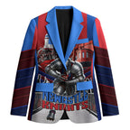 Personalised Newcastle Knights Rugby Blazer Armored Knight Mascot City Landmark Graphic