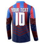 Personalised Newcastle Knights Rugby Button Sweatshirt Armored Knight Mascot City Landmark Graphic