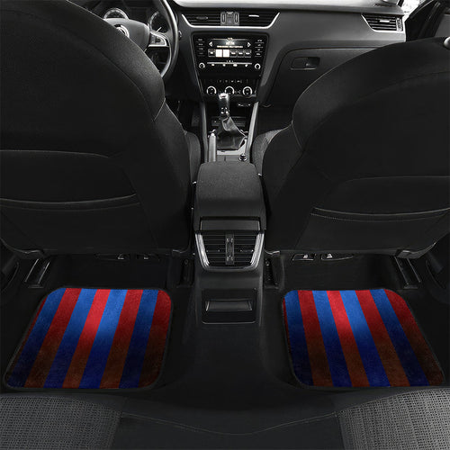 Personalised Newcastle Knights Rugby Car Mats Armored Knight Mascot City Landmark Graphic