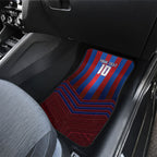 Personalised Newcastle Knights Rugby Car Mats Armored Knight Mascot City Landmark Graphic