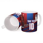 Personalised Newcastle Knights Rugby Ceramic Mug Armored Knight Mascot City Landmark Graphic