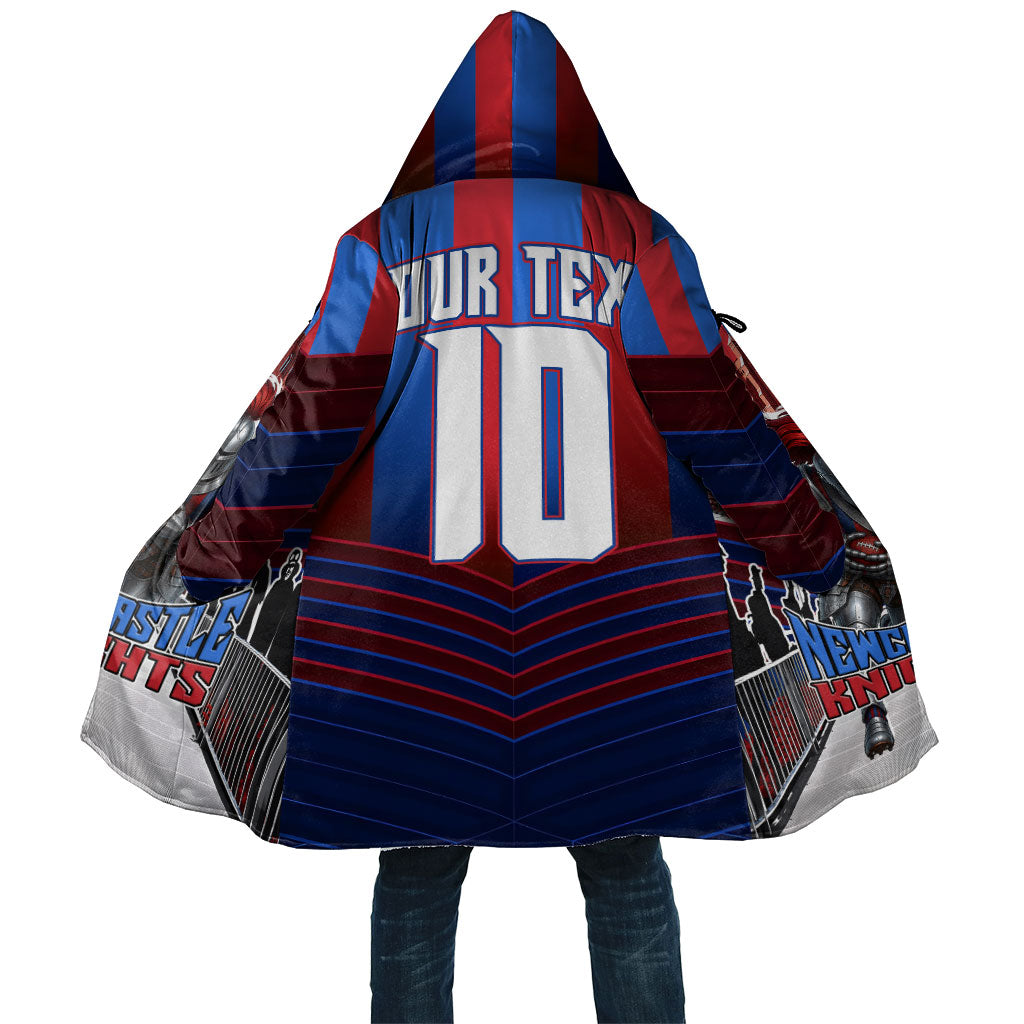 Personalised Newcastle Knights Rugby Cloak Armored Knight Mascot City Landmark Graphic