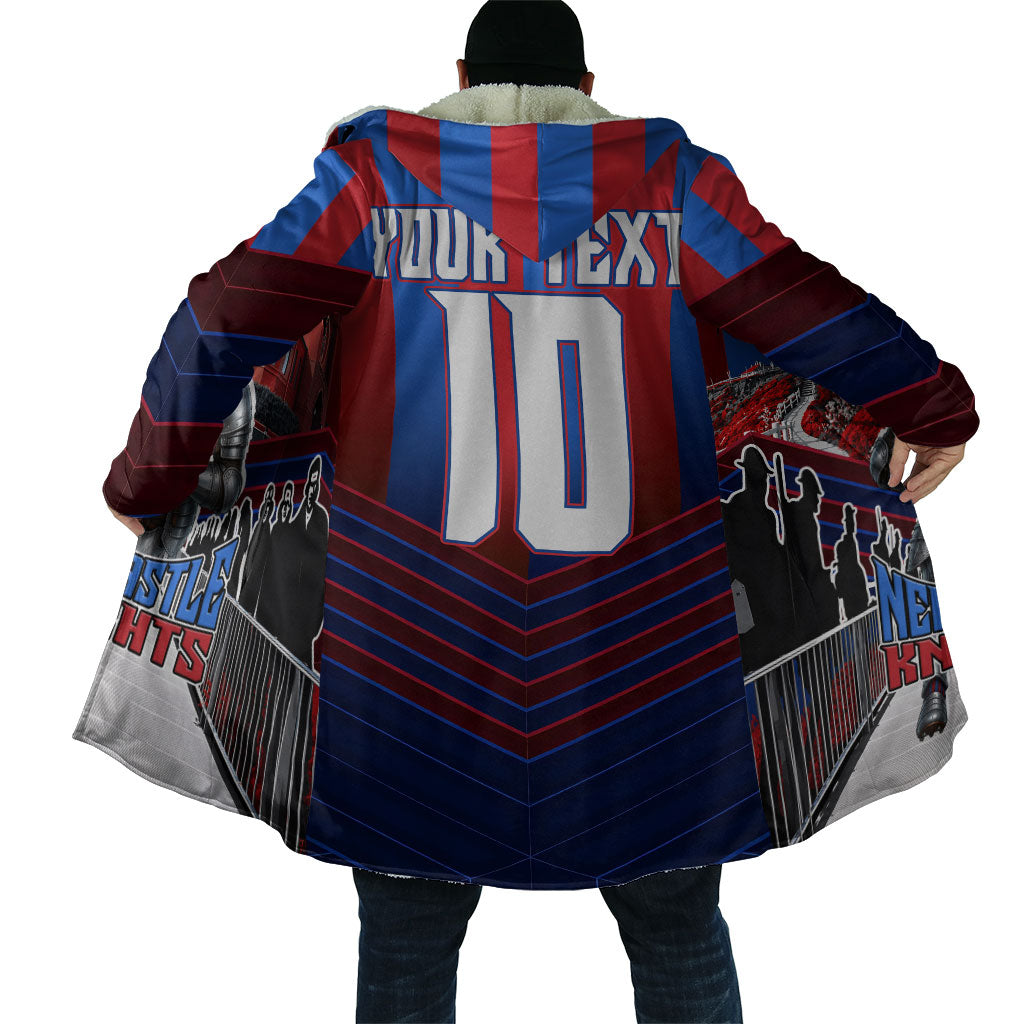 Personalised Newcastle Knights Rugby Cloak Armored Knight Mascot City Landmark Graphic