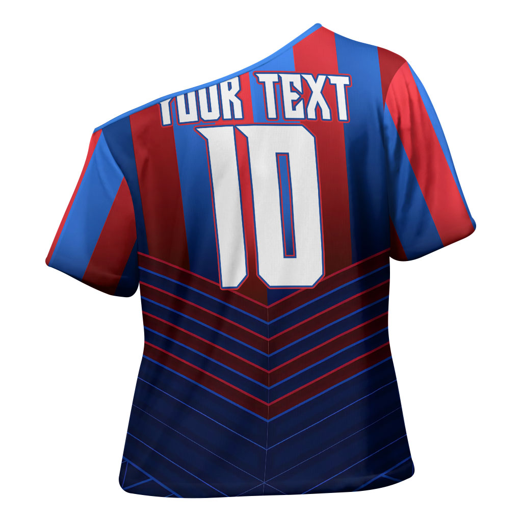 Personalised Newcastle Knights Rugby Cross Shoulder Shirt Armored Knight Mascot City Landmark Graphic