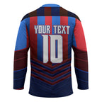 Personalised Newcastle Knights Rugby Hockey Jersey Armored Knight Mascot City Landmark Graphic